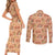 Day of the Dead Couples Matching Short Sleeve Bodycon Dress and Long Sleeve Button Shirt Sugar Skulls - Wonder Print Shop
