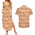 Day of the Dead Couples Matching Summer Maxi Dress and Hawaiian Shirt Sugar Skulls - Wonder Print Shop
