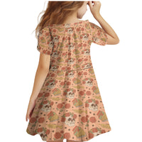 Day of the Dead Family Matching Mermaid Dress and Hawaiian Shirt Sugar Skulls - Wonder Print Shop