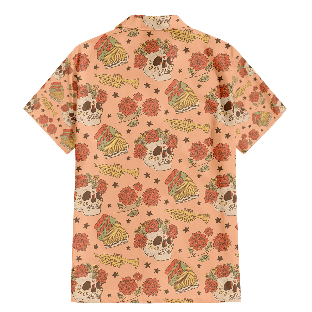 Day of the Dead Family Matching Mermaid Dress and Hawaiian Shirt Sugar Skulls - Wonder Print Shop