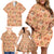 Day of the Dead Family Matching Off Shoulder Short Dress and Hawaiian Shirt Sugar Skulls - Wonder Print Shop