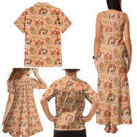 Day of the Dead Family Matching Tank Maxi Dress and Hawaiian Shirt Sugar Skulls - Wonder Print Shop