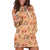 Day of the Dead Hoodie Dress Sugar Skulls - Wonder Print Shop