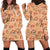 Day of the Dead Hoodie Dress Sugar Skulls - Wonder Print Shop