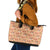 Day of the Dead Leather Tote Bag Sugar Skulls - Wonder Print Shop