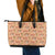 Day of the Dead Leather Tote Bag Sugar Skulls - Wonder Print Shop