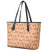 Day of the Dead Leather Tote Bag Sugar Skulls - Wonder Print Shop