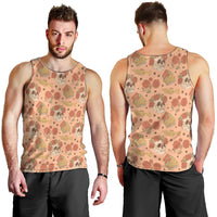 Day of the Dead Men Tank Top Sugar Skulls - Wonder Print Shop