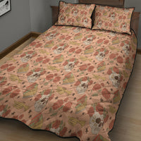 Day of the Dead Quilt Bed Set Sugar Skulls - Wonder Print Shop