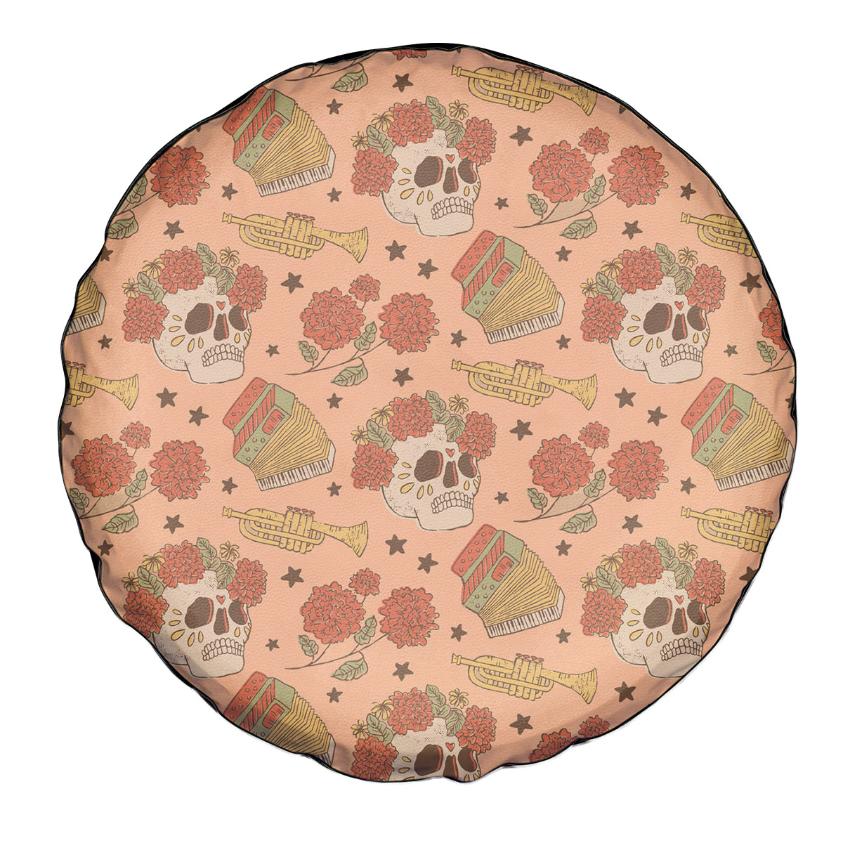 Day of the Dead Spare Tire Cover Sugar Skulls - Wonder Print Shop