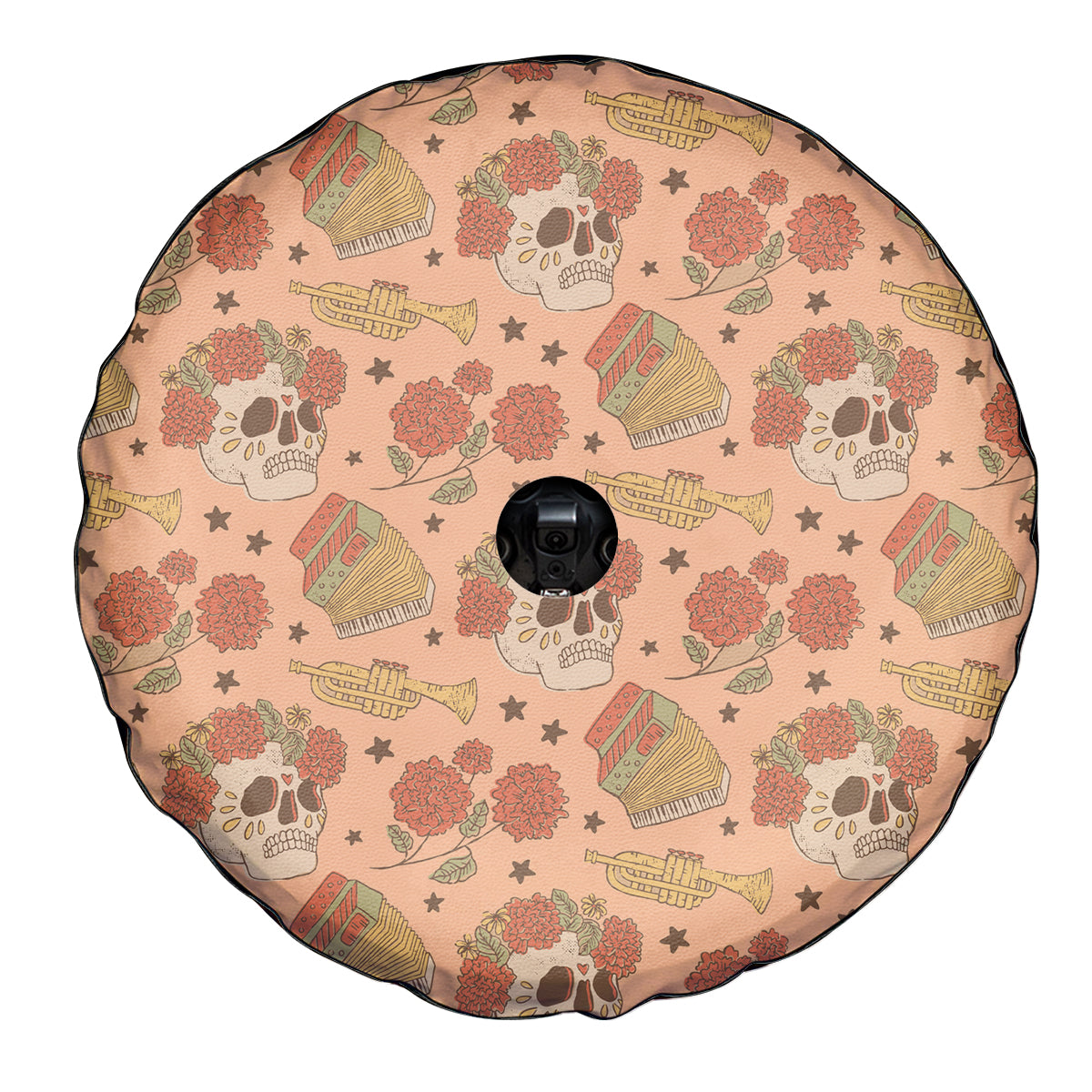 Day of the Dead Spare Tire Cover Sugar Skulls - Wonder Print Shop