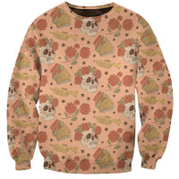 Day of the Dead Sweatshirt Sugar Skulls - Wonder Print Shop