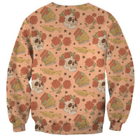 Day of the Dead Sweatshirt Sugar Skulls - Wonder Print Shop