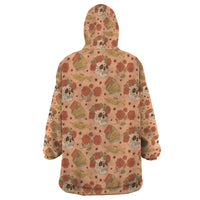Day of the Dead Wearable Blanket Hoodie Sugar Skulls - Wonder Print Shop