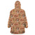 Day of the Dead Wearable Blanket Hoodie Sugar Skulls - Wonder Print Shop