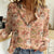 Day of the Dead Women Casual Shirt Sugar Skulls - Wonder Print Shop