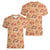 Day of the Dead Women V Neck T Shirt Sugar Skulls - Wonder Print Shop