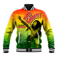 The Real Legend Bob Baseball Jacket African Jamaica Reggae - Wonder Print Shop