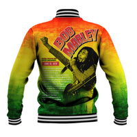 The Real Legend Bob Baseball Jacket African Jamaica Reggae - Wonder Print Shop
