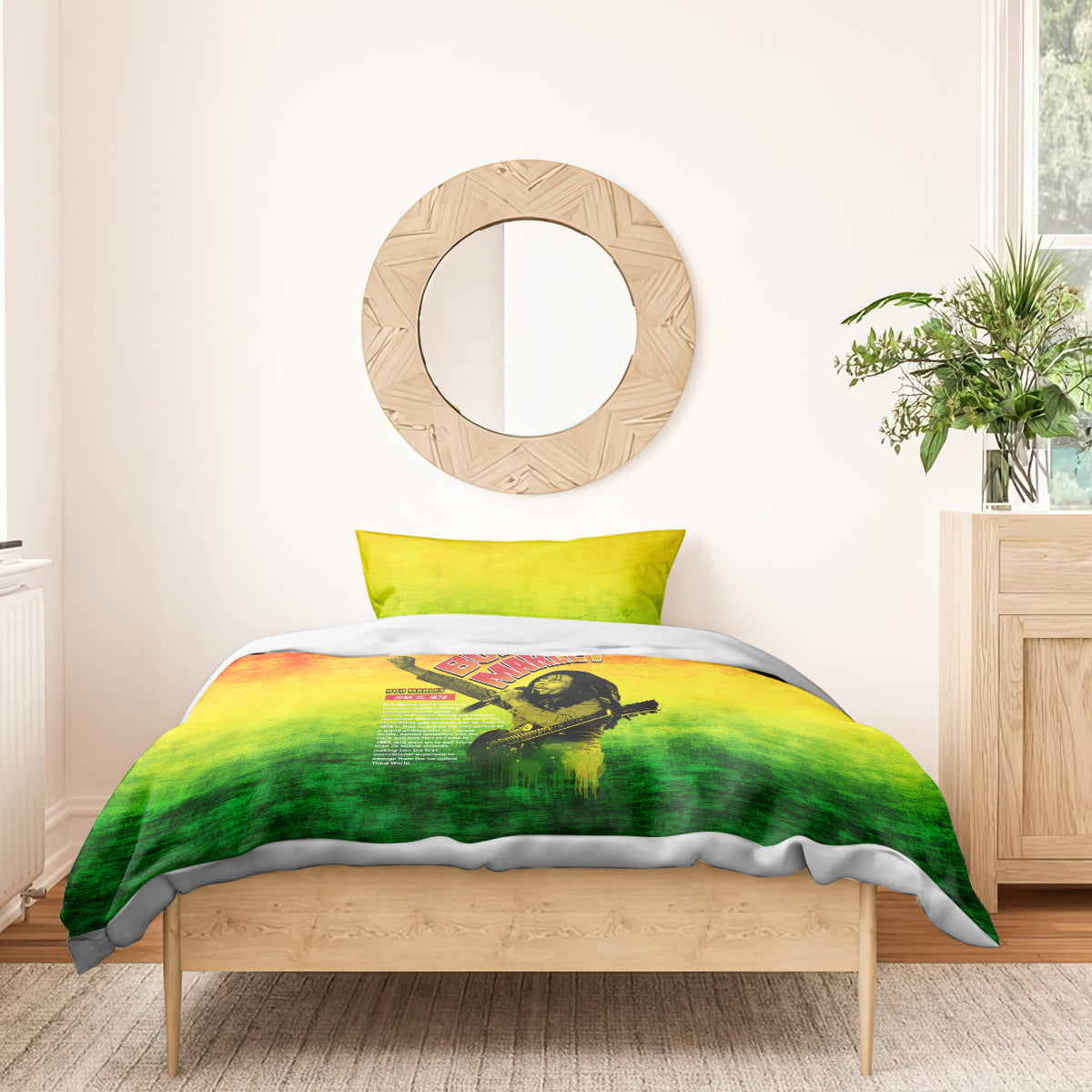 The Real Legend Bob Bedding Set African Jamaica Reggae - Wonder Print Shop