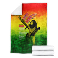 The Real Bob Marley Blanket African Jamaica Reggae