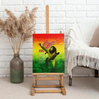 The Real Legend Bob Canvas Wall Art African Jamaica Reggae - Wonder Print Shop