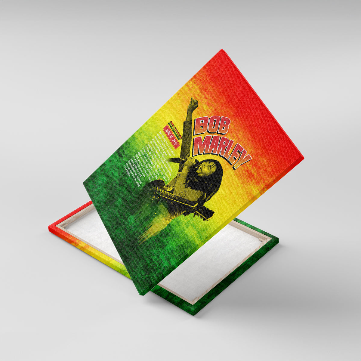 The Real Legend Bob Canvas Wall Art African Jamaica Reggae - Wonder Print Shop