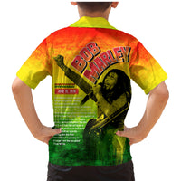 The Real Legend Bob Family Matching Mermaid Dress and Hawaiian Shirt African Jamaica Reggae - Wonder Print Shop