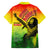 The Real Legend Bob Family Matching Summer Maxi Dress and Hawaiian Shirt African Jamaica Reggae - Wonder Print Shop