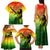The Real Legend Bob Family Matching Tank Maxi Dress and Hawaiian Shirt African Jamaica Reggae - Wonder Print Shop