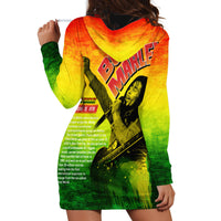 The Real Legend Bob Hoodie Dress African Jamaica Reggae - Wonder Print Shop