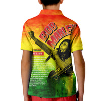 The Real Legend Bob Kid Polo Shirt African Jamaica Reggae - Wonder Print Shop