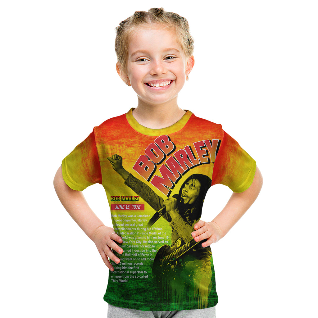 The Real Legend Bob Kid T Shirt African Jamaica Reggae - Wonder Print Shop