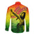 The Real Legend Bob Long Sleeve Button Shirt African Jamaica Reggae - Wonder Print Shop