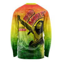 The Real Legend Bob Long Sleeve Shirt African Jamaica Reggae - Wonder Print Shop