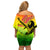 The Real Legend Bob Off Shoulder Short Dress African Jamaica Reggae - Wonder Print Shop