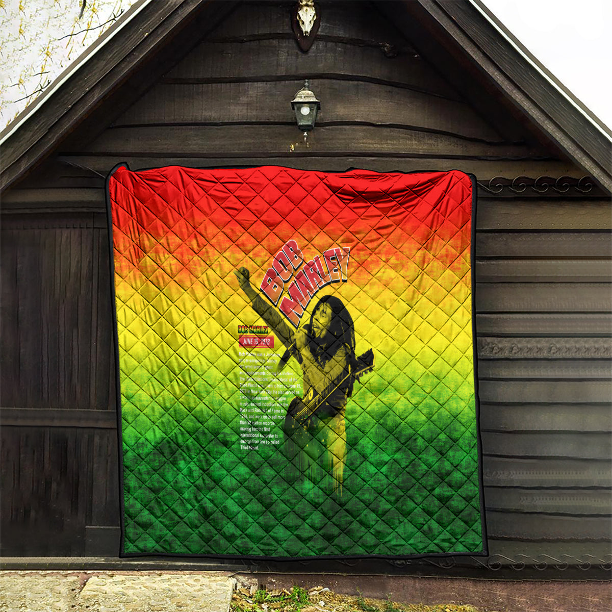 The Real Legend Bob Quilt African Jamaica Reggae - Wonder Print Shop