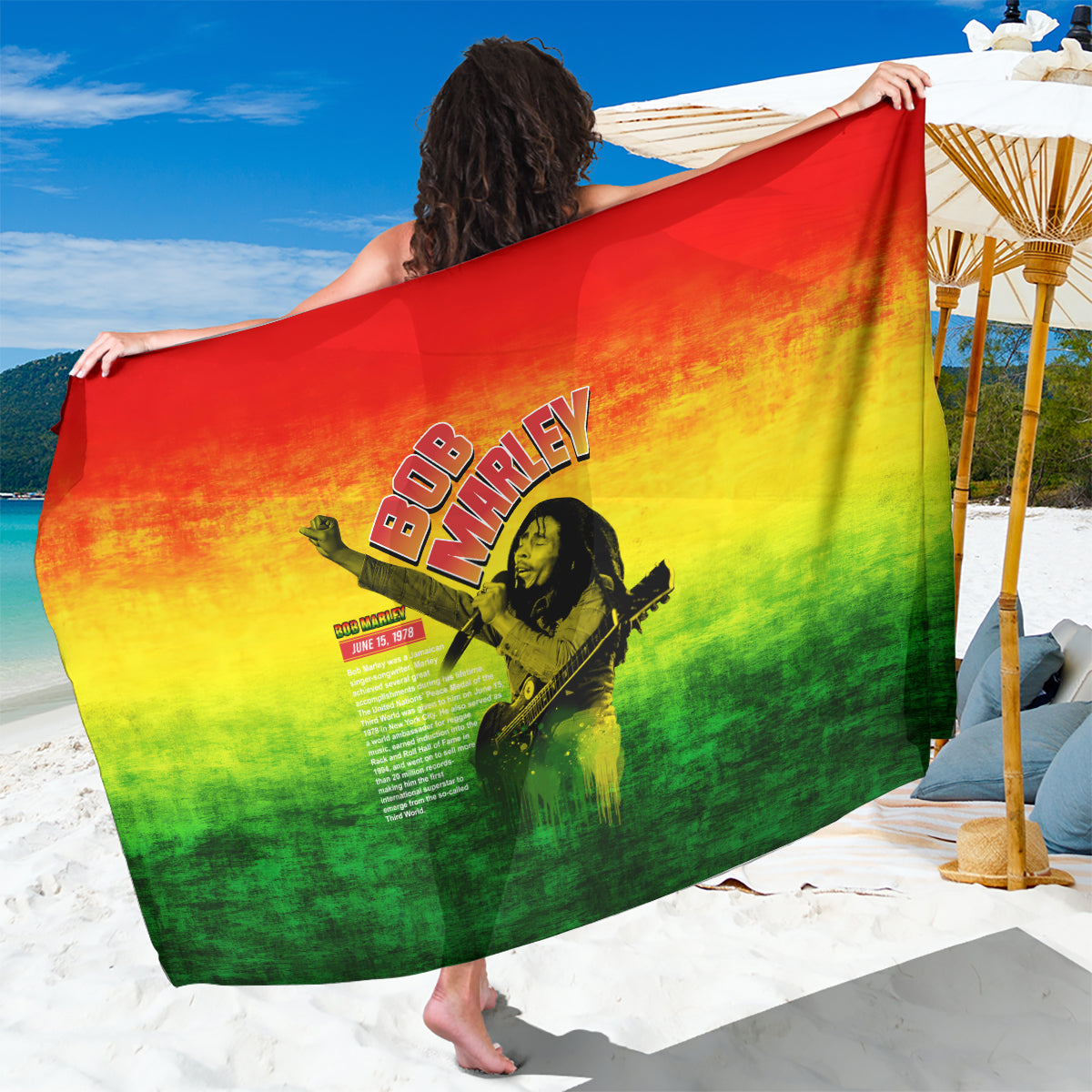 The Real Legend Bob Sarong African Jamaica Reggae - Wonder Print Shop