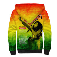 The Real Legend Bob Sherpa Hoodie African Jamaica Reggae - Wonder Print Shop