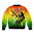 The Real Legend Bob Sleeve Zip Bomber Jacket African Jamaica Reggae - Wonder Print Shop