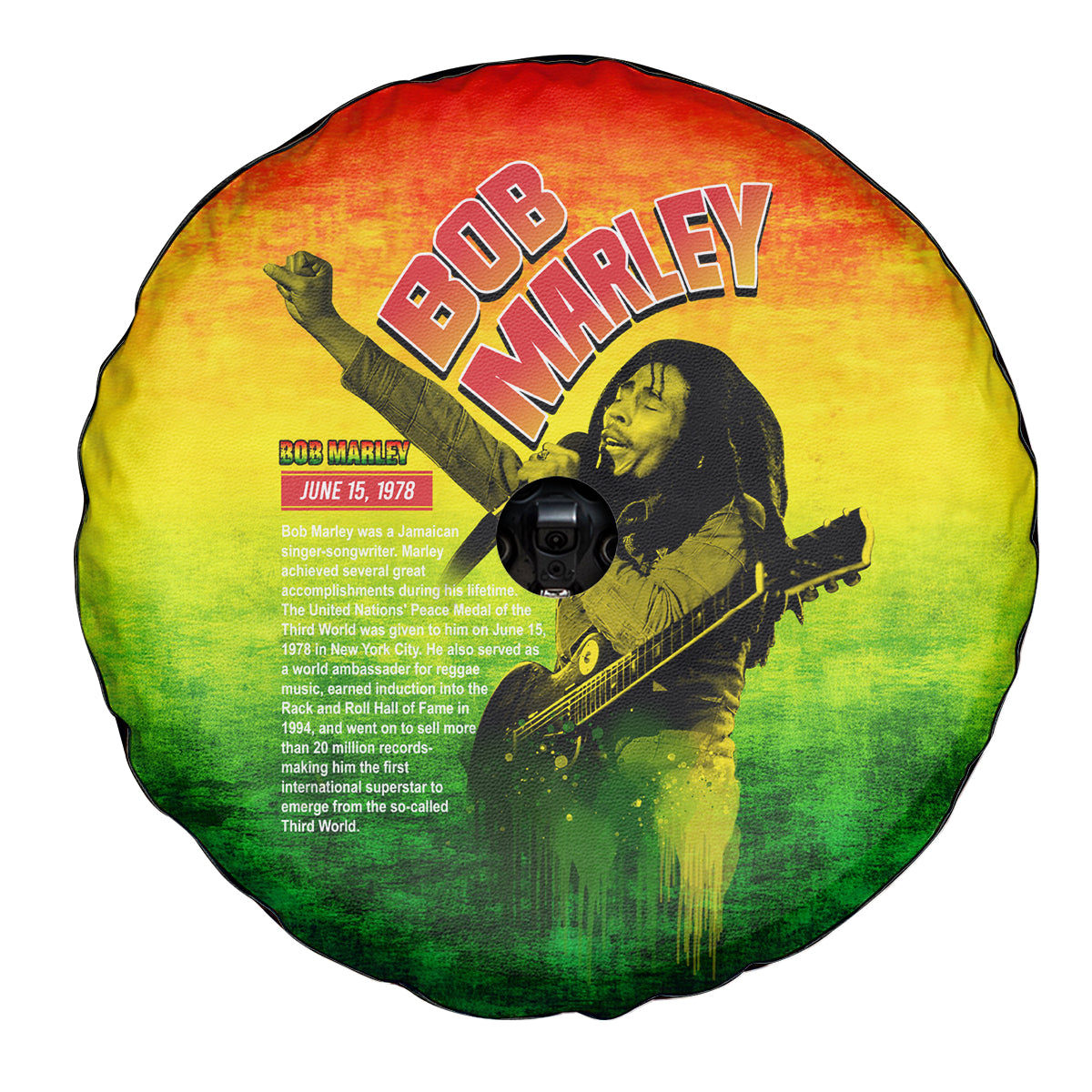 The Real Legend Bob Spare Tire Cover African Jamaica Reggae - Wonder Print Shop