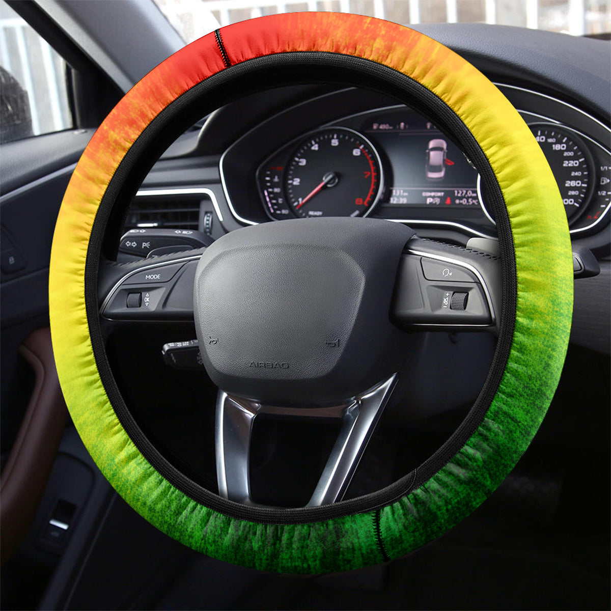 The Real Legend Bob Steering Wheel Cover African Jamaica Reggae - Wonder Print Shop