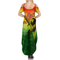 The Real Legend Bob Summer Maxi Dress African Jamaica Reggae - Wonder Print Shop