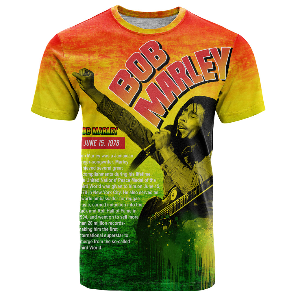 The Real Legend Bob T Shirt African Jamaica Reggae - Wonder Print Shop