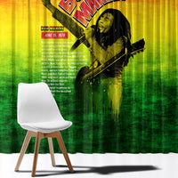 The Real Legend Bob Window Curtain African Jamaica Reggae - Wonder Print Shop