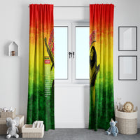 The Real Legend Bob Window Curtain African Jamaica Reggae - Wonder Print Shop