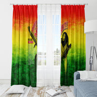 The Real Legend Bob Window Curtain African Jamaica Reggae - Wonder Print Shop
