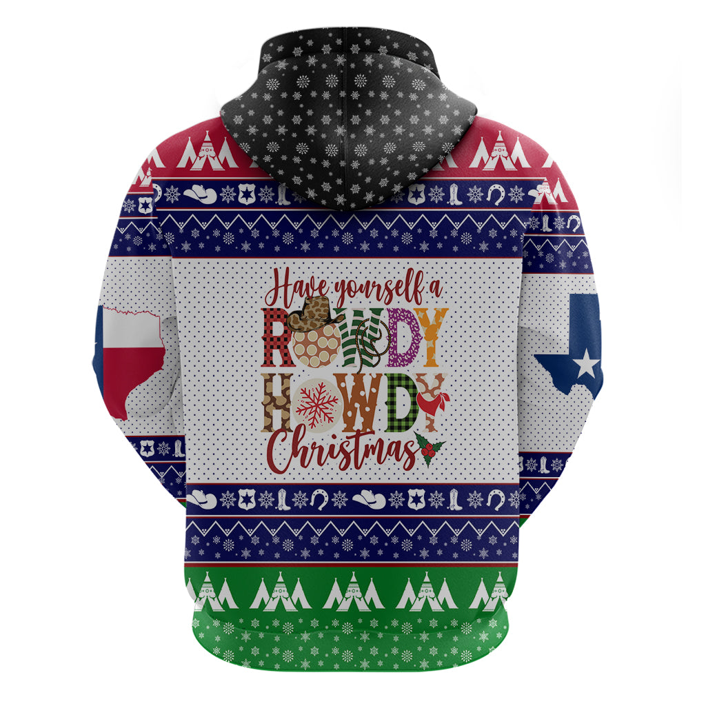 Merry Christmas Yall Texas Hoodie - Wonder Print Shop