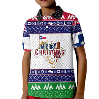 Merry Christmas Yall Texas Kid Polo Shirt - Wonder Print Shop