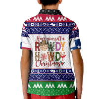 Merry Christmas Yall Texas Kid Polo Shirt - Wonder Print Shop